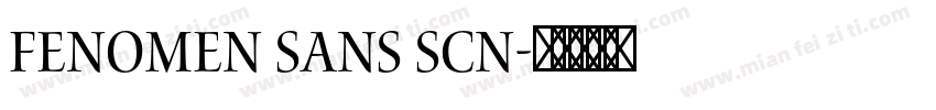 Fenomen Sans SCN字体转换